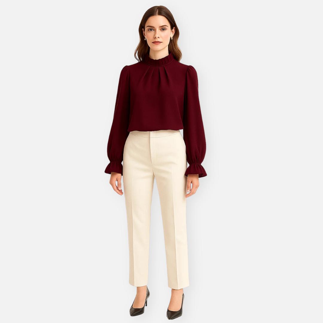 Bellanoa | Women’s Elegant Long-Sleeve Blouse
