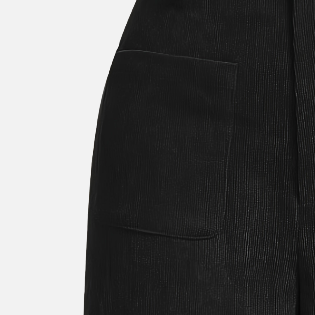 Bellanoa | Women’s High-Waist Corduroy Straight-Leg Trousers