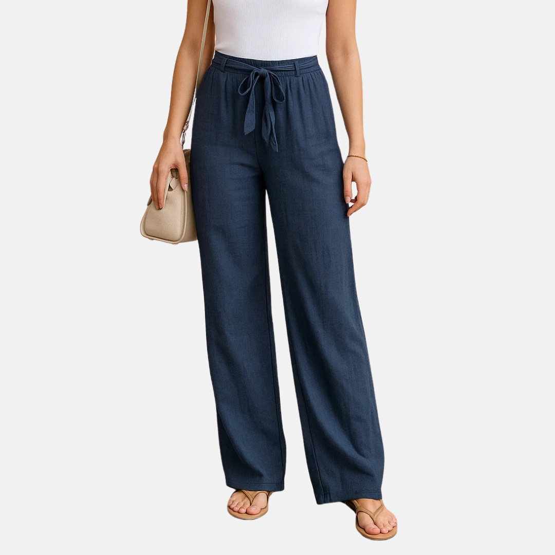 Bellanoa | Women’s Elegant Linen Trousers