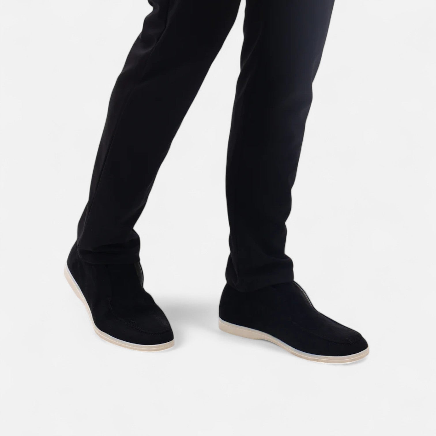 Bellanoa | Men’s High-Cut Suede Loafers