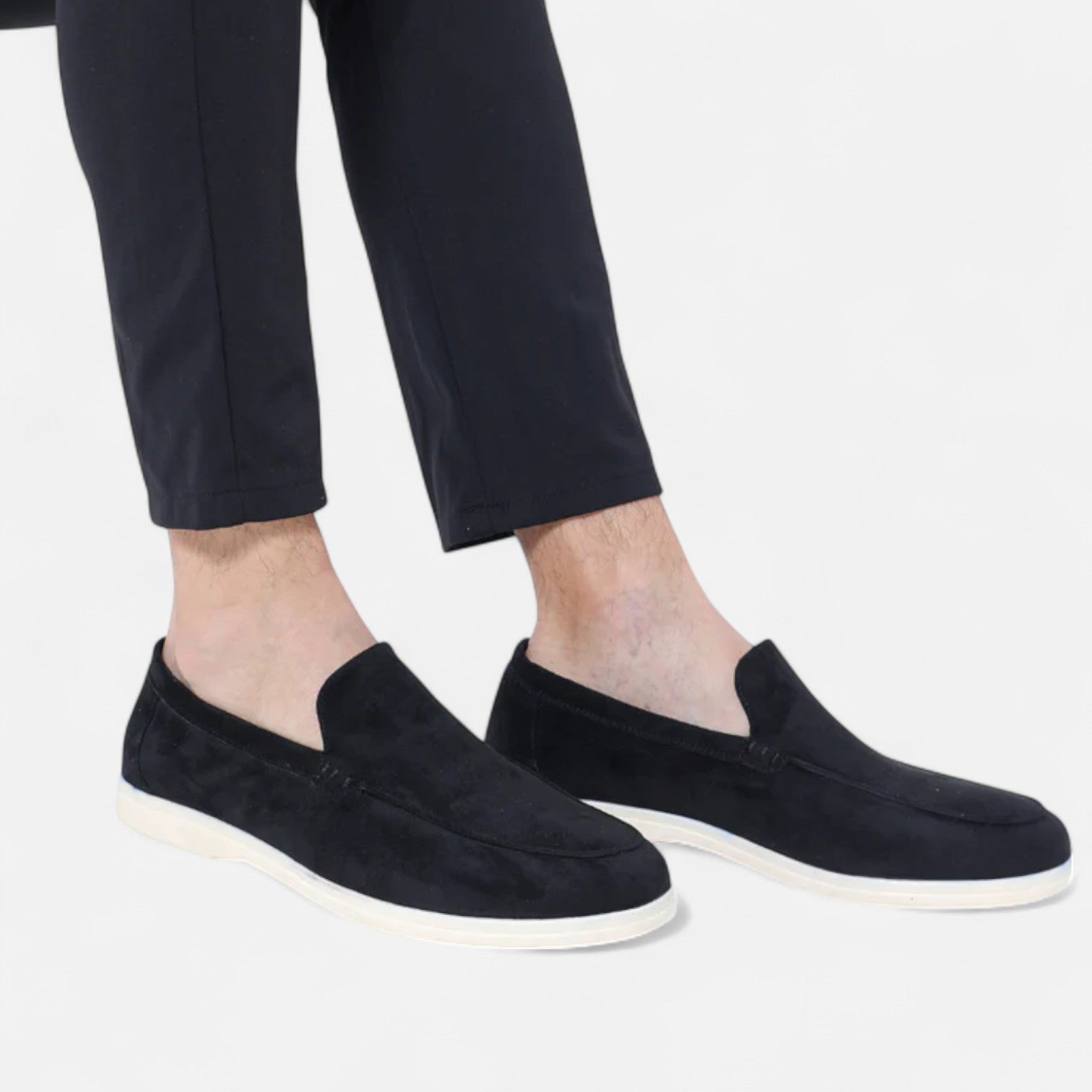 Bellanoa | Men’s Riviera Suede Penny Loafers
