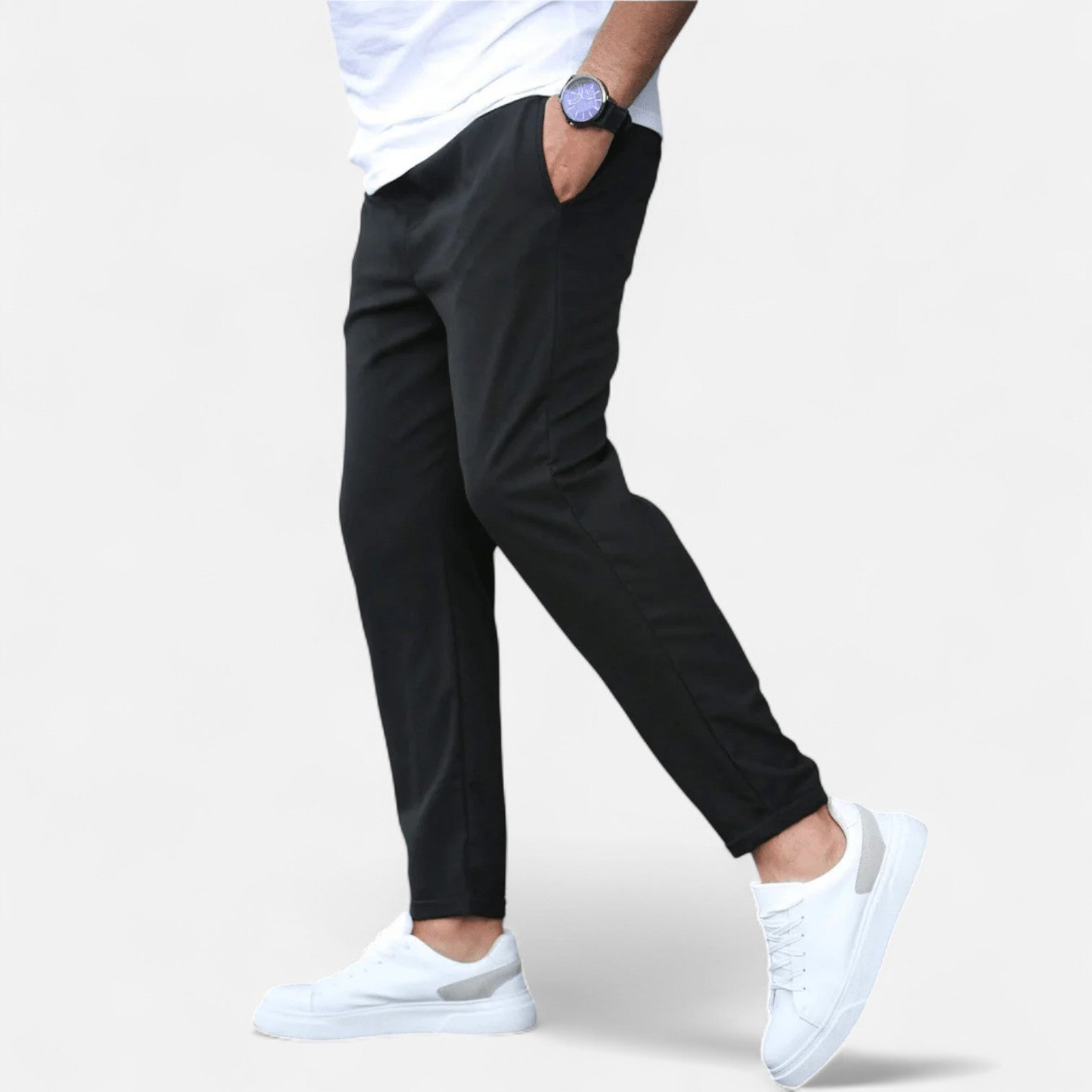 Bellanoa | Men’s Refined Jogger Pants with Adjustable Waist
