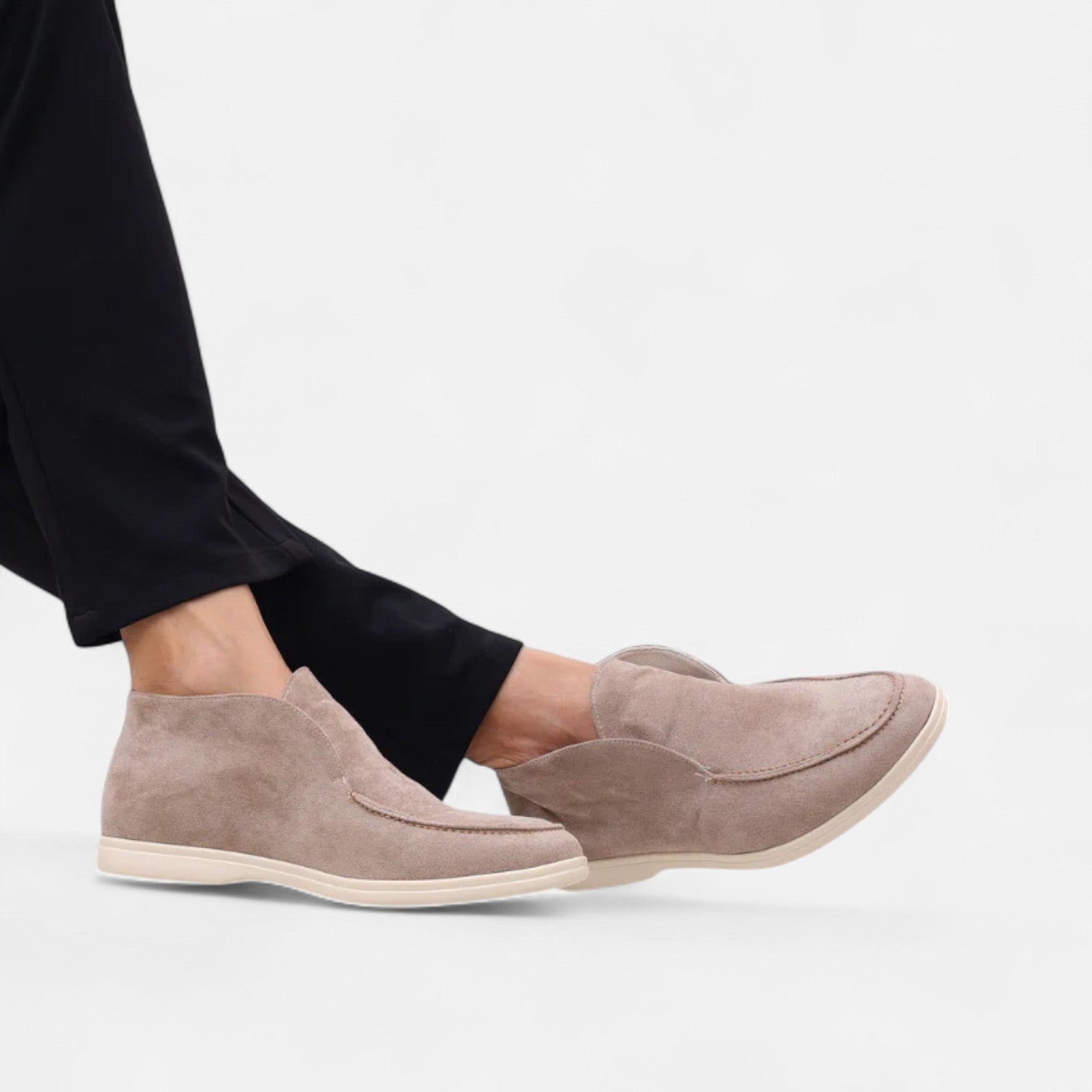 Bellanoa | Men’s High-Cut Suede Loafers