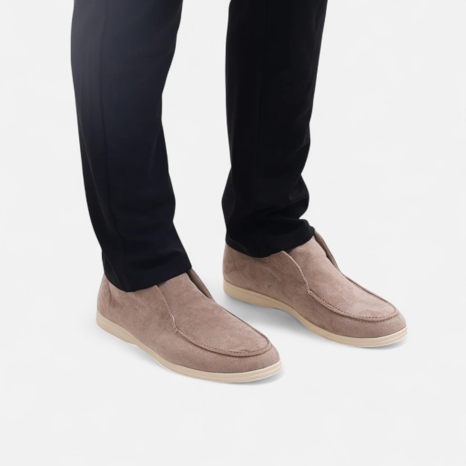 Bellanoa | Men’s High-Cut Suede Loafers