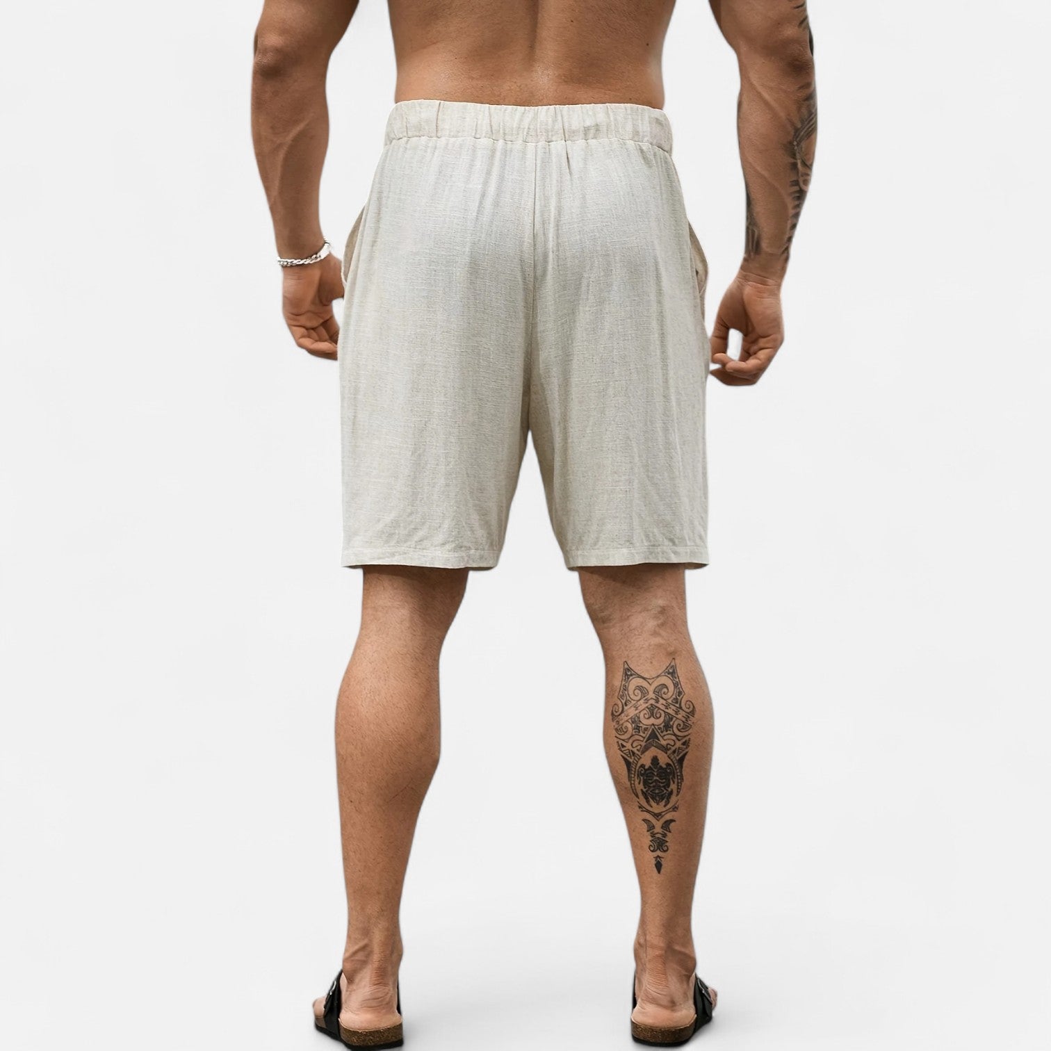 Bellanoa | Men’s Heritage Linen Shorts for Leisure Days