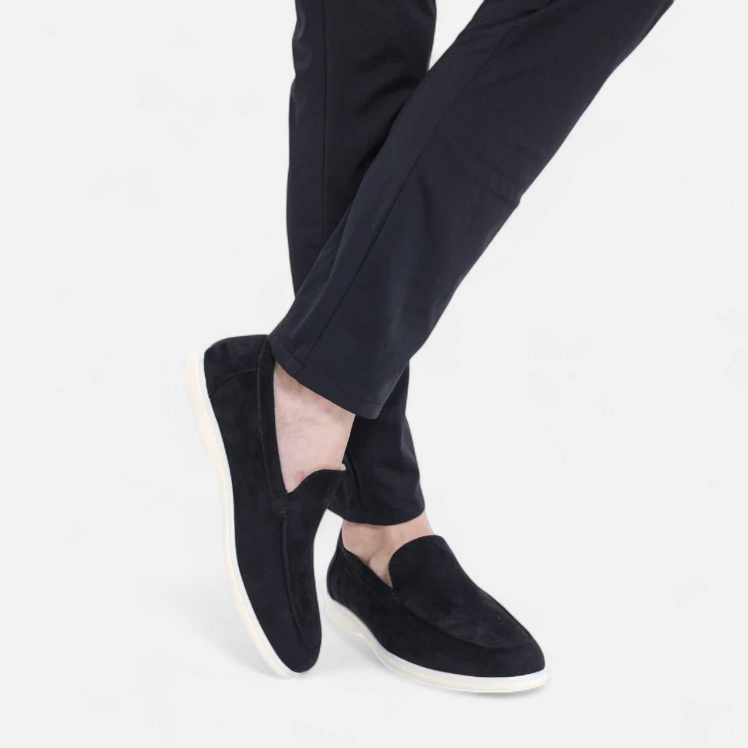 Bellanoa | Men’s Riviera Suede Penny Loafers