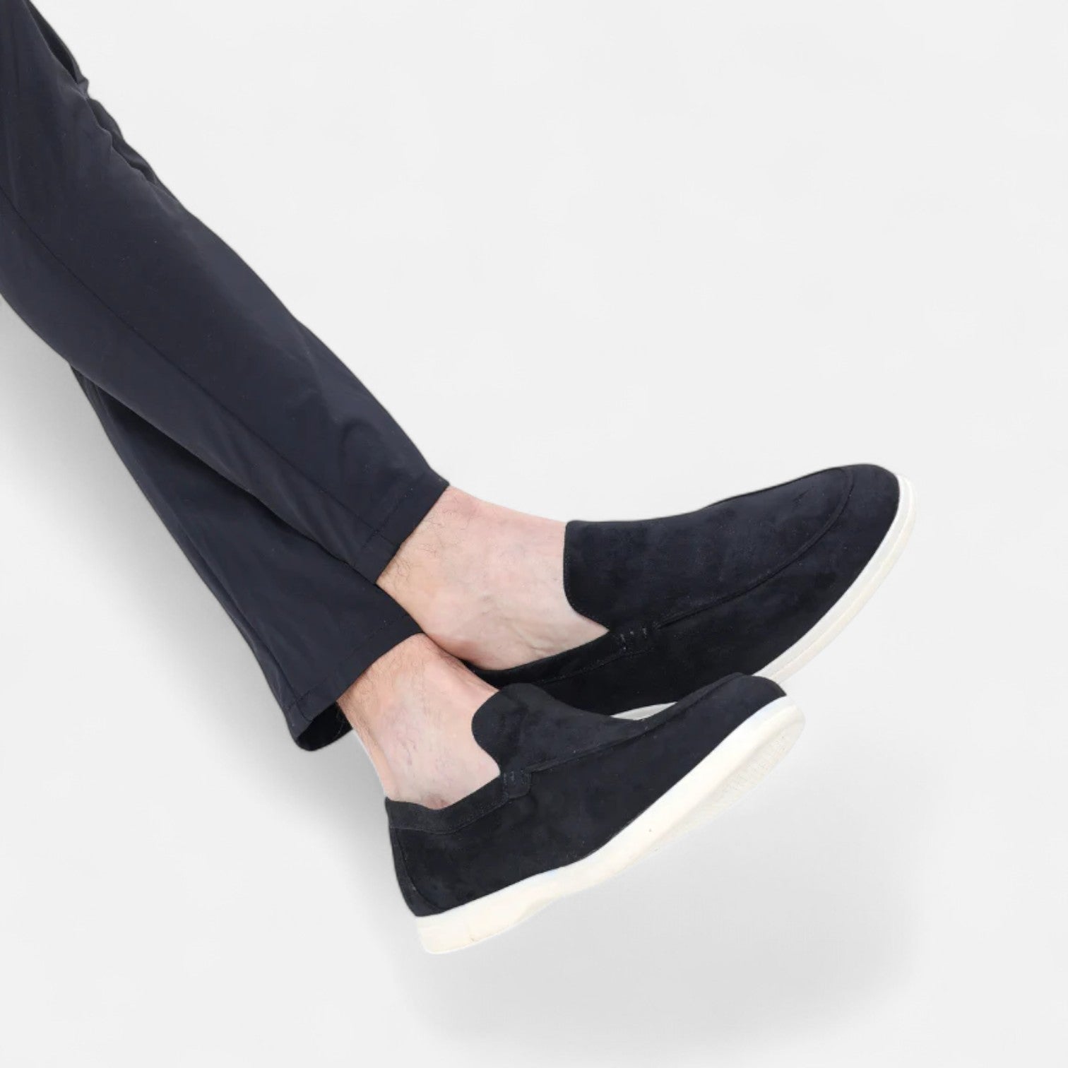 Bellanoa | Men’s Riviera Suede Penny Loafers