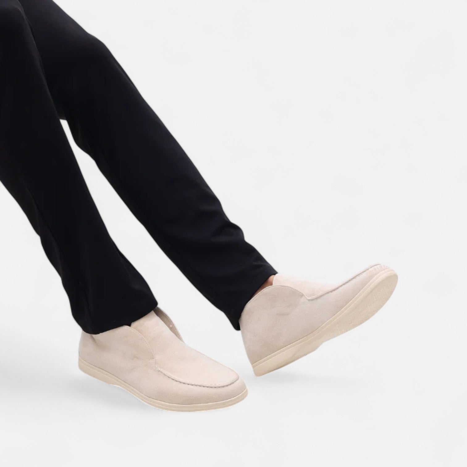 Bellanoa | Men’s High-Cut Suede Loafers
