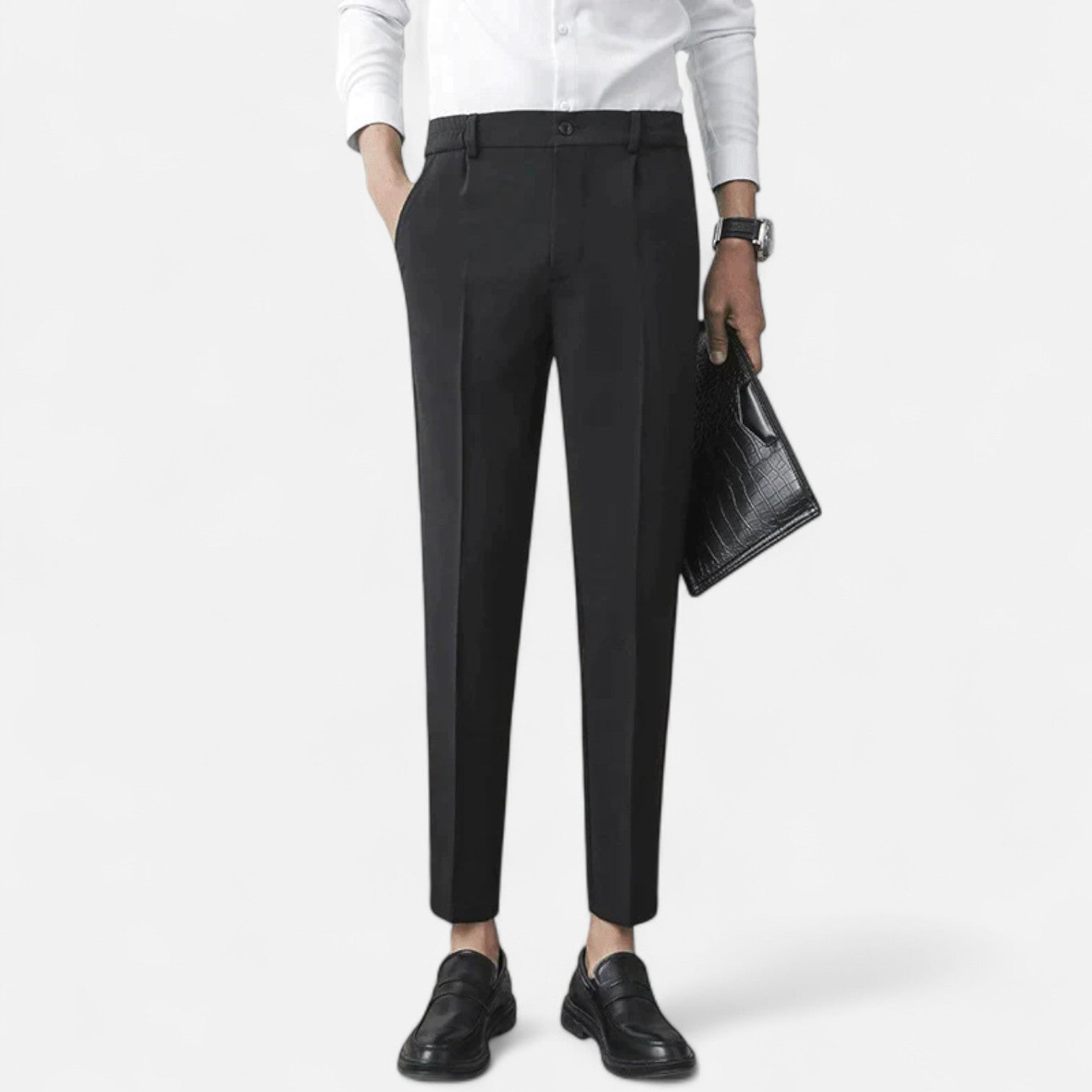Bellanoa | Men’s Everyday Stretch Cotton Trousers
