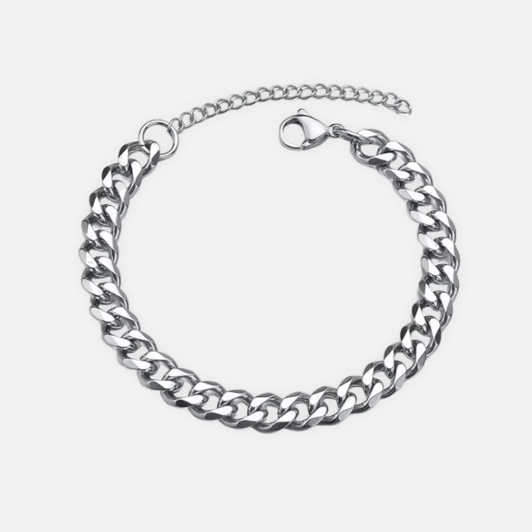 Noviqlo | Stainless Steel Cuban Link Bracelet