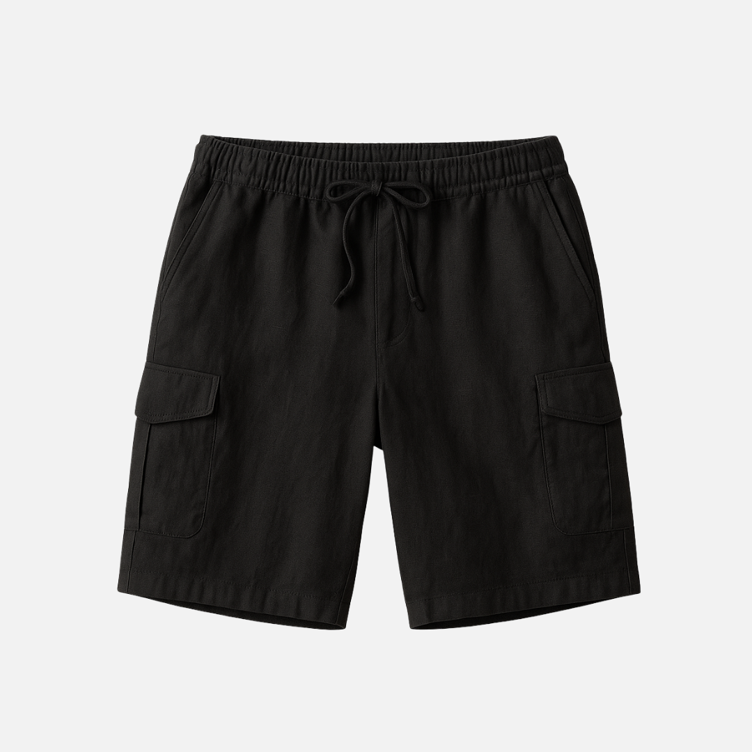 Bellanoa | Men’s Linen Shorts with Utility Pockets