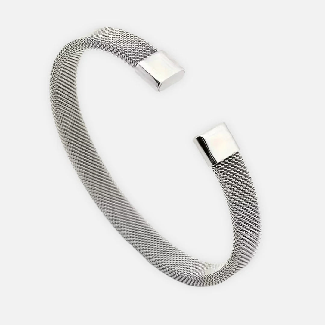 Noviqlo | Stainless Steel Cable Open Bracelet
