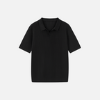 Bellanoa | Men’s Ribbed Knit Polo Shirt