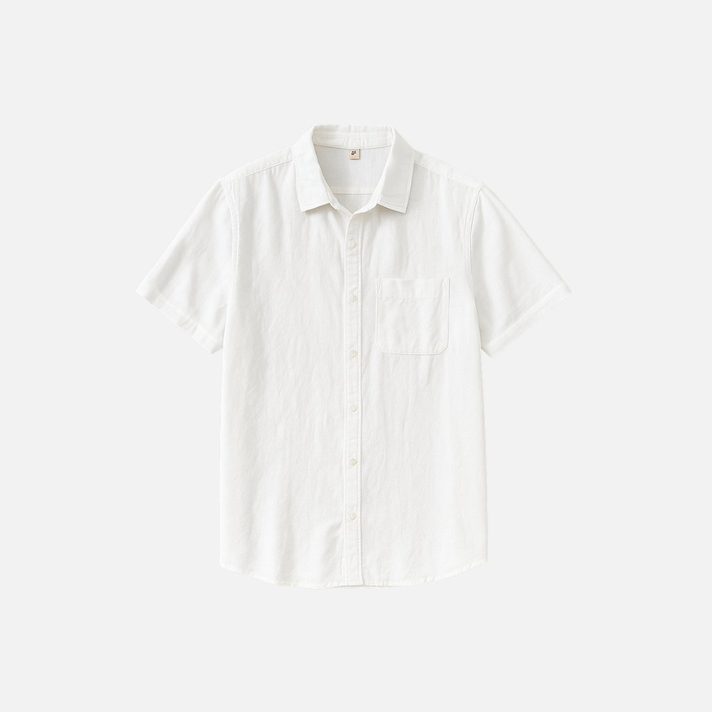 Bellanoa | Men’s Linen Short Sleeve Shirt