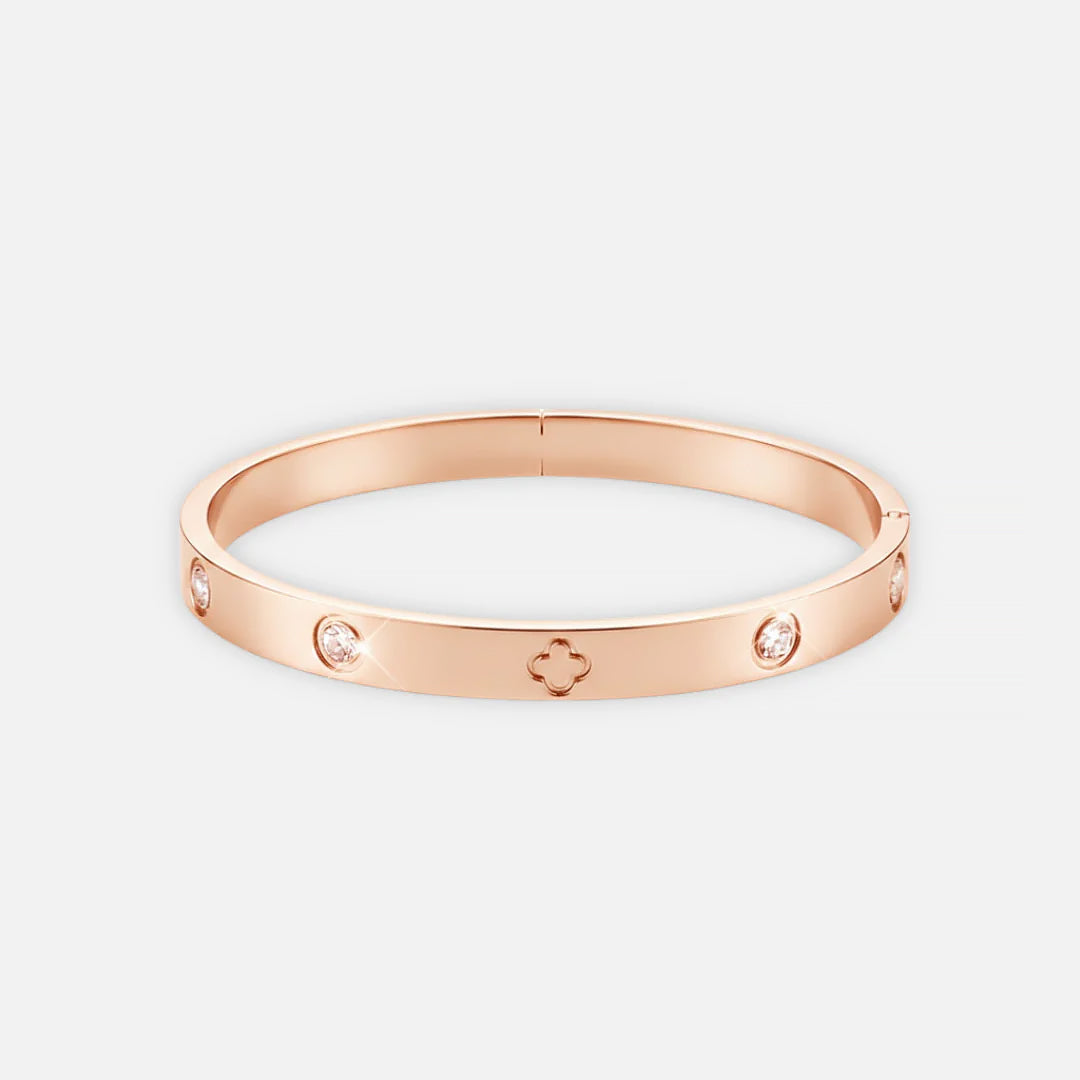 Noviqlo | Clover Detail Bangle Bracelet