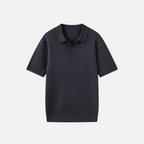 Bellanoa | Men’s Ribbed Knit Polo Shirt