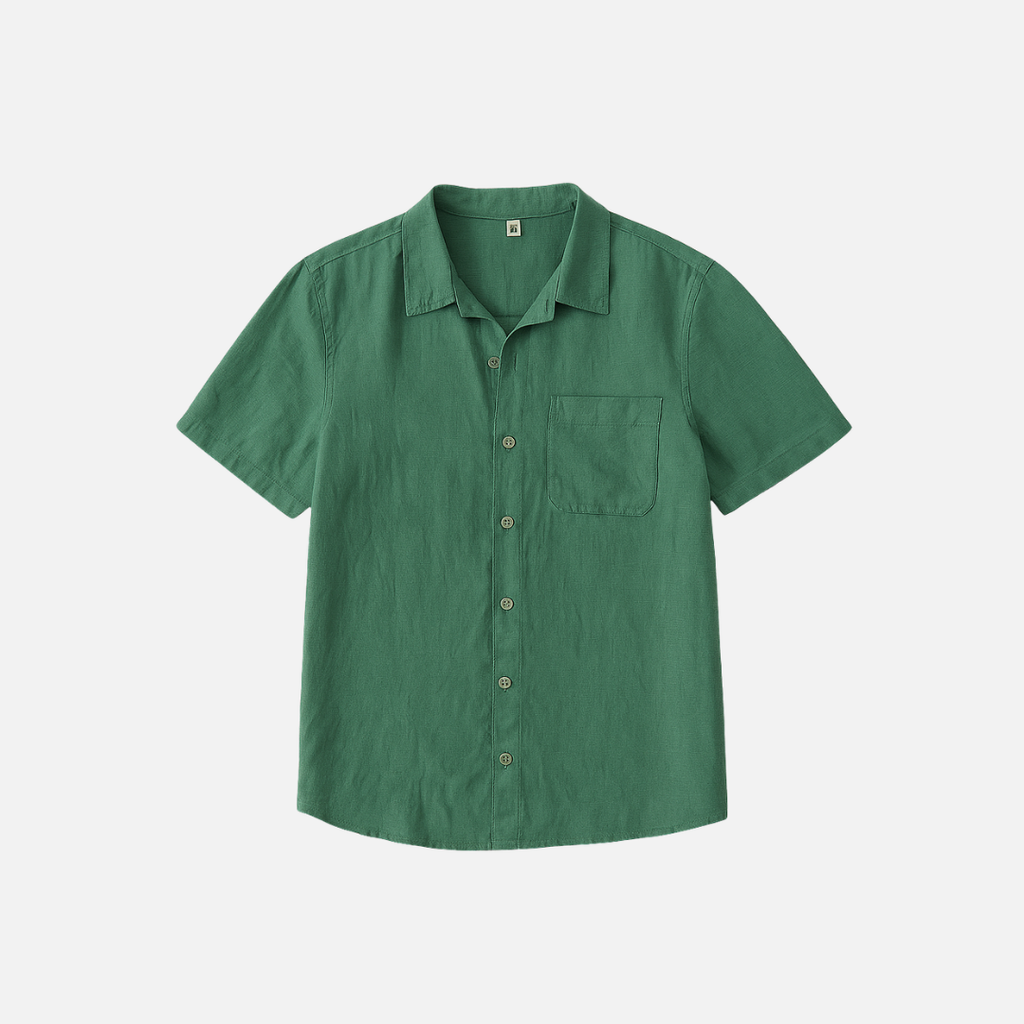 Bellanoa | Men’s Linen Short Sleeve Shirt