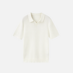 Bellanoa | Men’s Ribbed Knit Polo Shirt