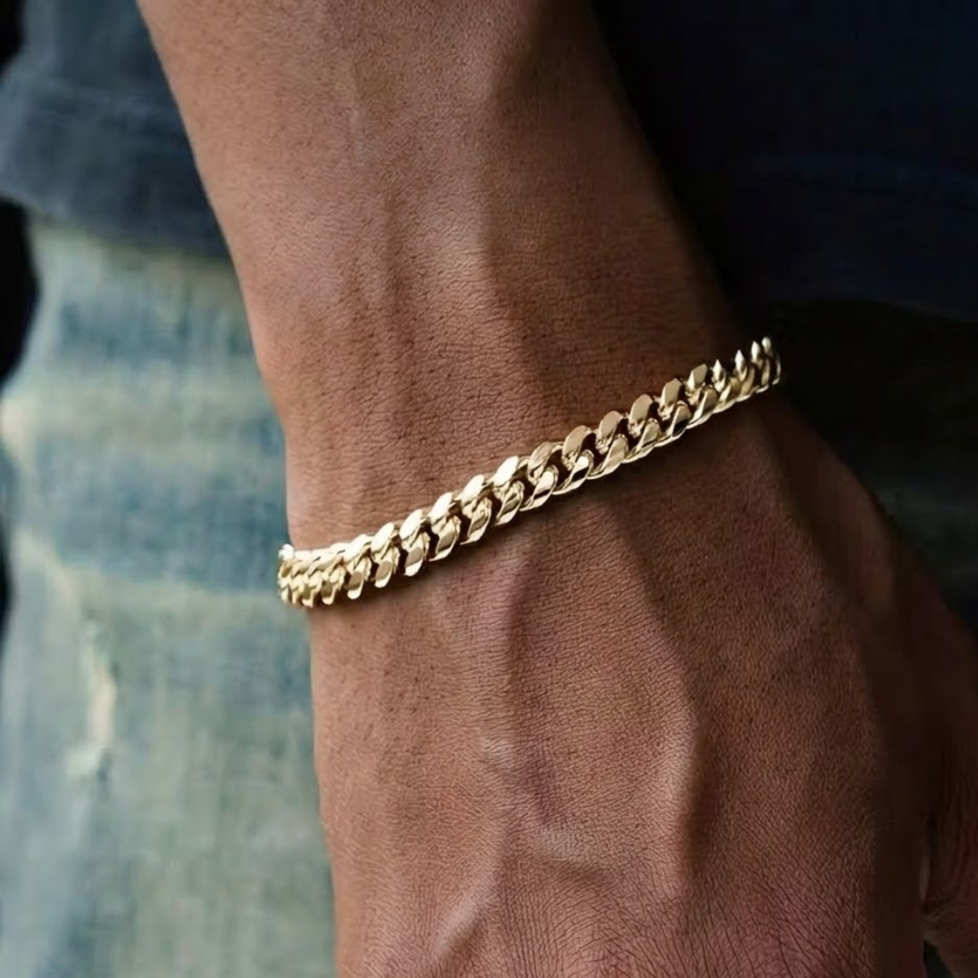 Noviqlo | Stainless Steel Cuban Link Bracelet