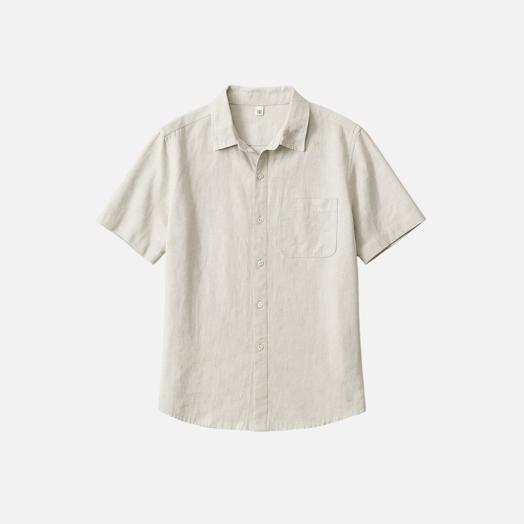 Bellanoa | Men’s Linen Short Sleeve Shirt