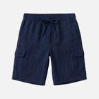 Bellanoa | Men’s Linen Shorts with Utility Pockets