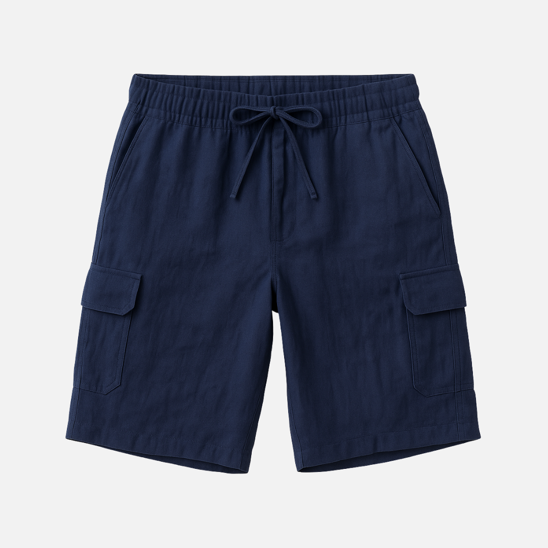 Bellanoa | Men’s Linen Shorts with Utility Pockets