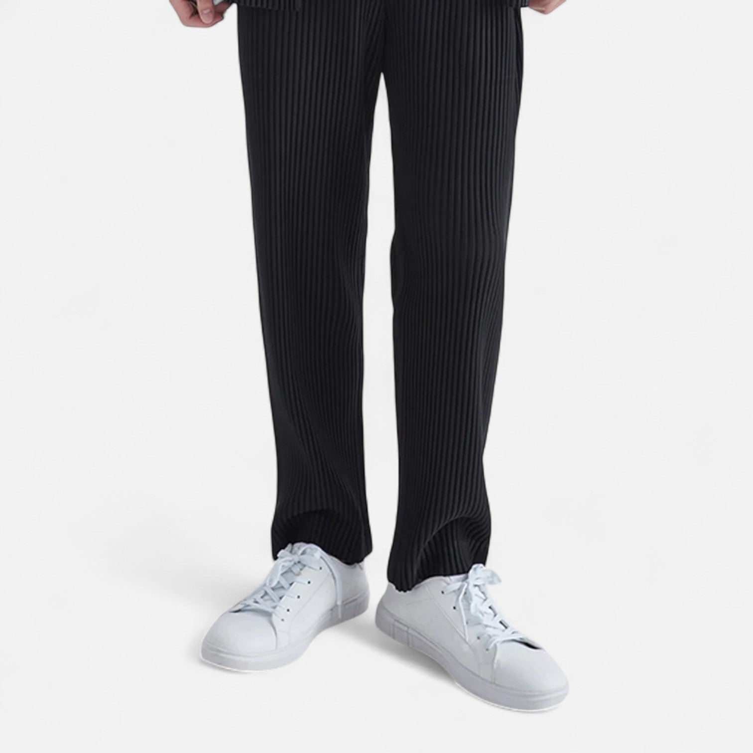 Bellanoa | Men’s Ribbed Cotton Pants in Relaxed Fit