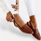 Bellanoa | Women’s Woven Leather Sandals