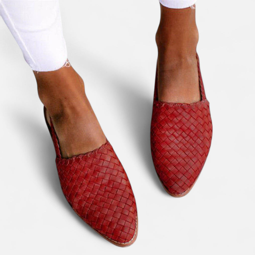 Bellanoa | Women’s Woven Leather Sandals