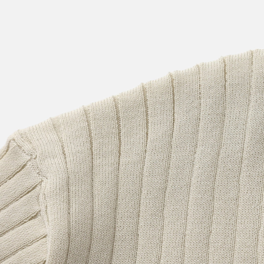 Bellanoa | Men’s Ribbed Knit Polo Shirt